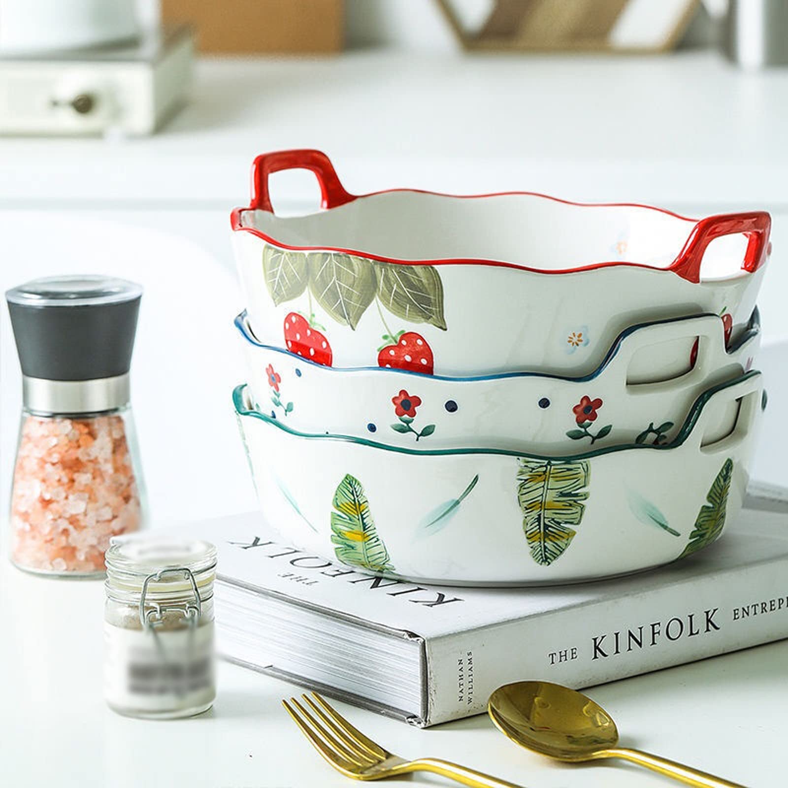 Zestaw do pieczenia śliczne danie do pieczenia pieczona płyta ryżowa binauralna ceramiczna głęboka patelnia do pieczenia japoński styl domowa blacha do pieczenia miska do piekarnika prostokątna blacha