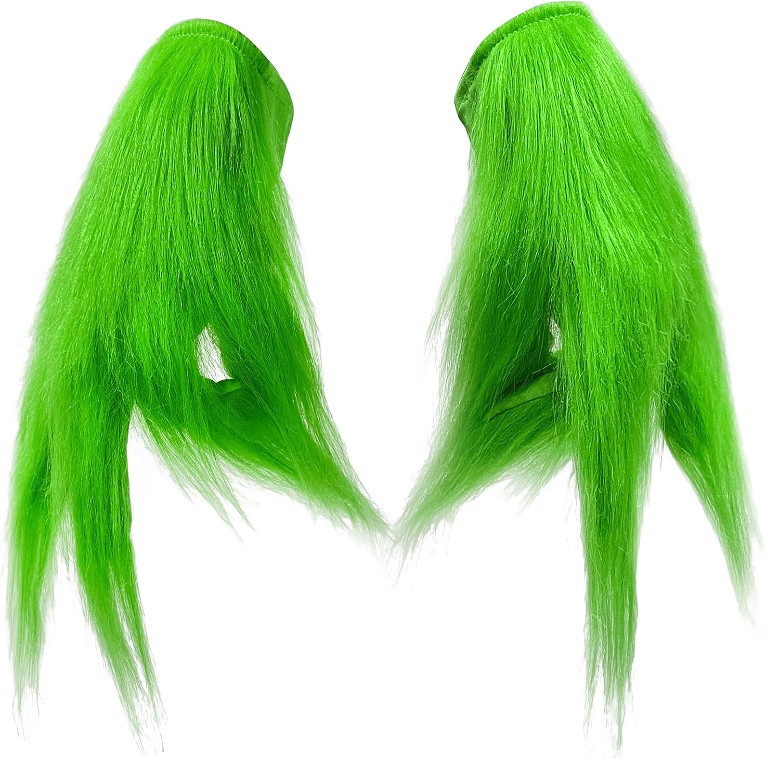 Green Monster Gloves Green Furry Hand Gloves for Adult Halloween Christmas Cosplay Costume Accessories