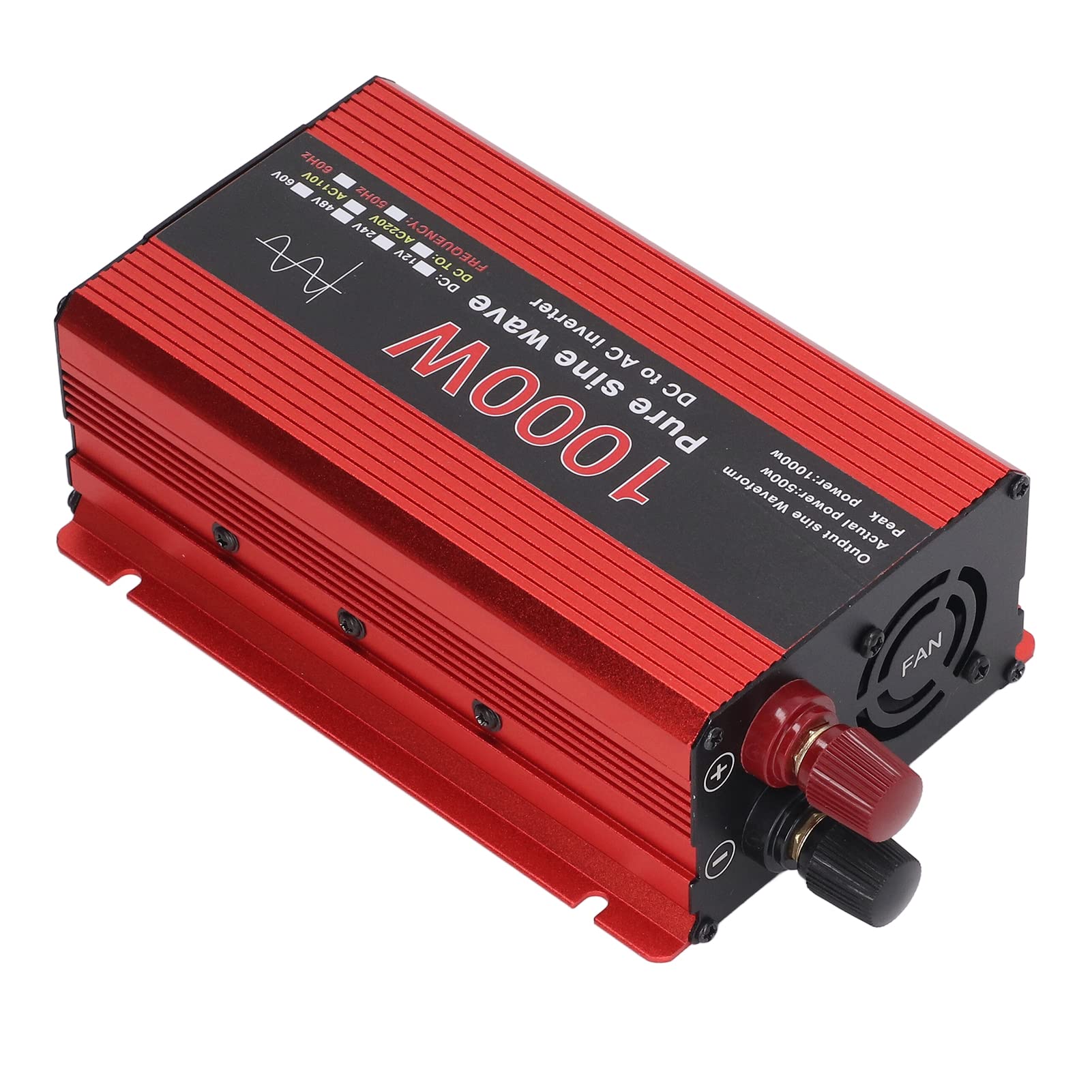 Przetwornica Mocy 1000 W Czysta Fala Sinusoidalna DC 12 V na AC