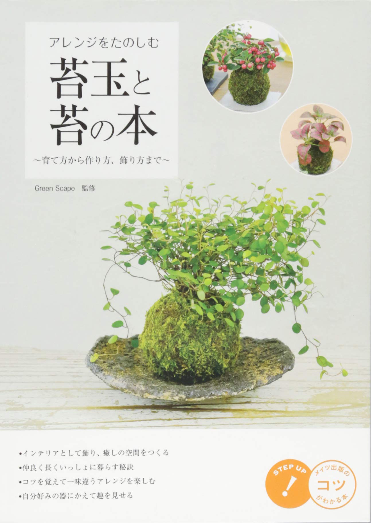 アレンジをたのしむ 苔玉と苔の本 育て方から作り方 飾り方まで コツがわかる本 Greenscape 監修 本 通販 Amazon