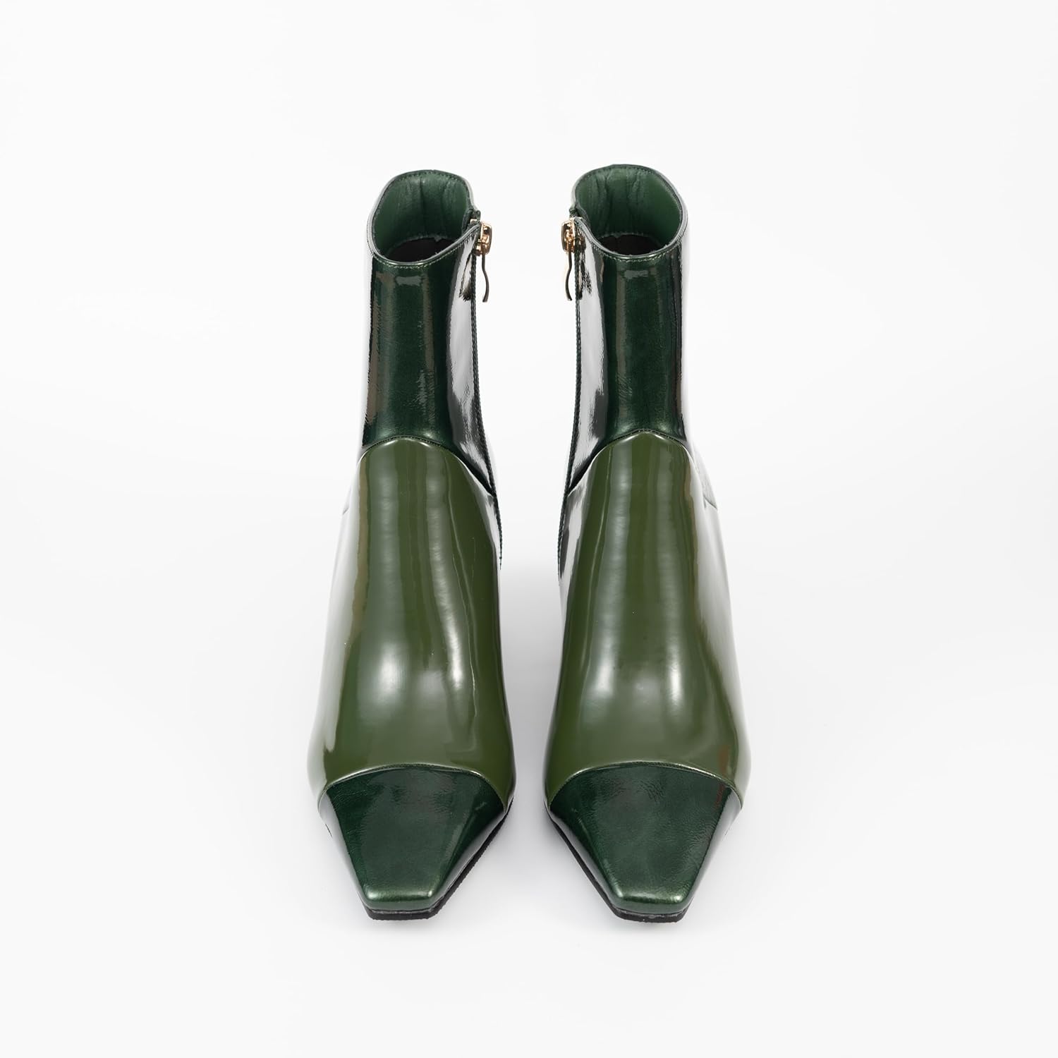 Ninety Union Sienna Women's Boot, Ankle Boot with Square Toe and 2.5" Block Heel, Inside Zipped Bootie