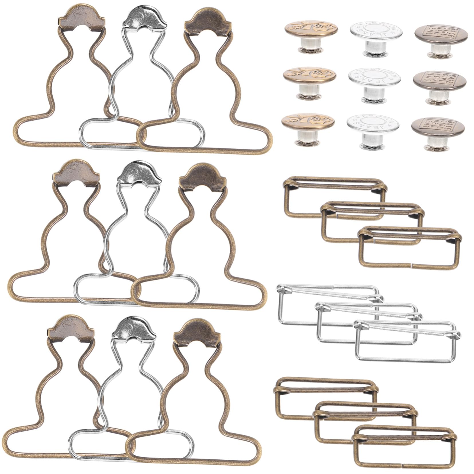 Artibetter Fibbia Di Metallo Cintura Di Lavoro Le Bretelle Per Gli Uomini Chiave Calzante Bretella Con Fibbie in Metallo Fibbie Di Ricambio Generali Rame