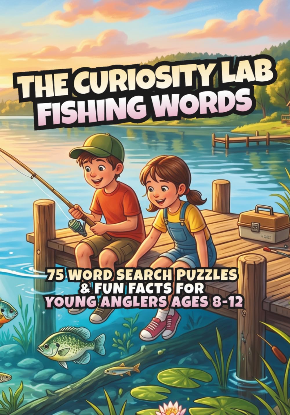 The Curiosity Lab: Fishing Words: 75 Word Search Puzzles & Fun Facts for Young Anglers Ages 8-12