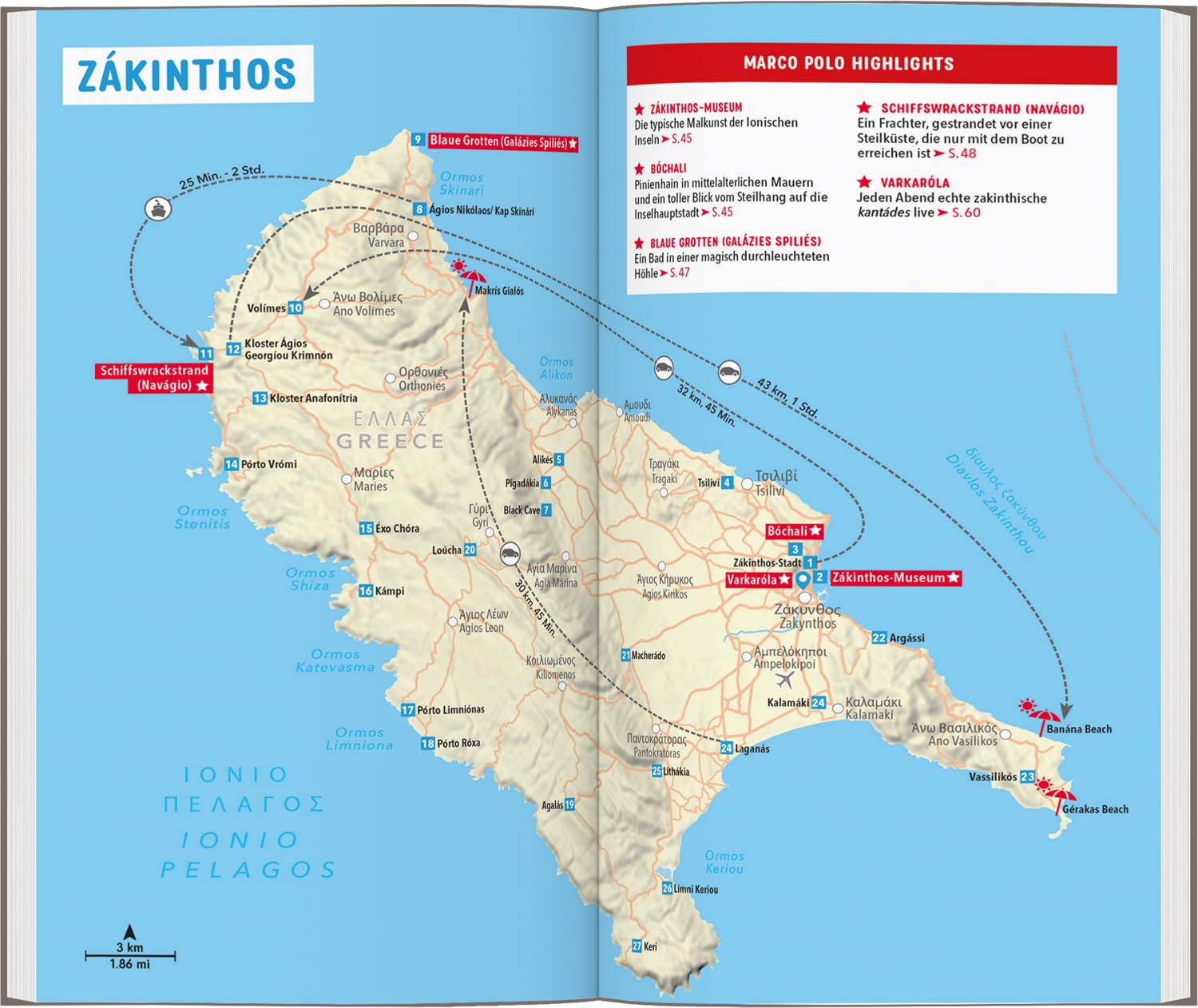 MARCO POLO Reiseführer Zákinthos, Itháki, Kefalloniá, Léfkas: Reisen mit Insider-Tipps. Inklusive kostenloser Touren-App