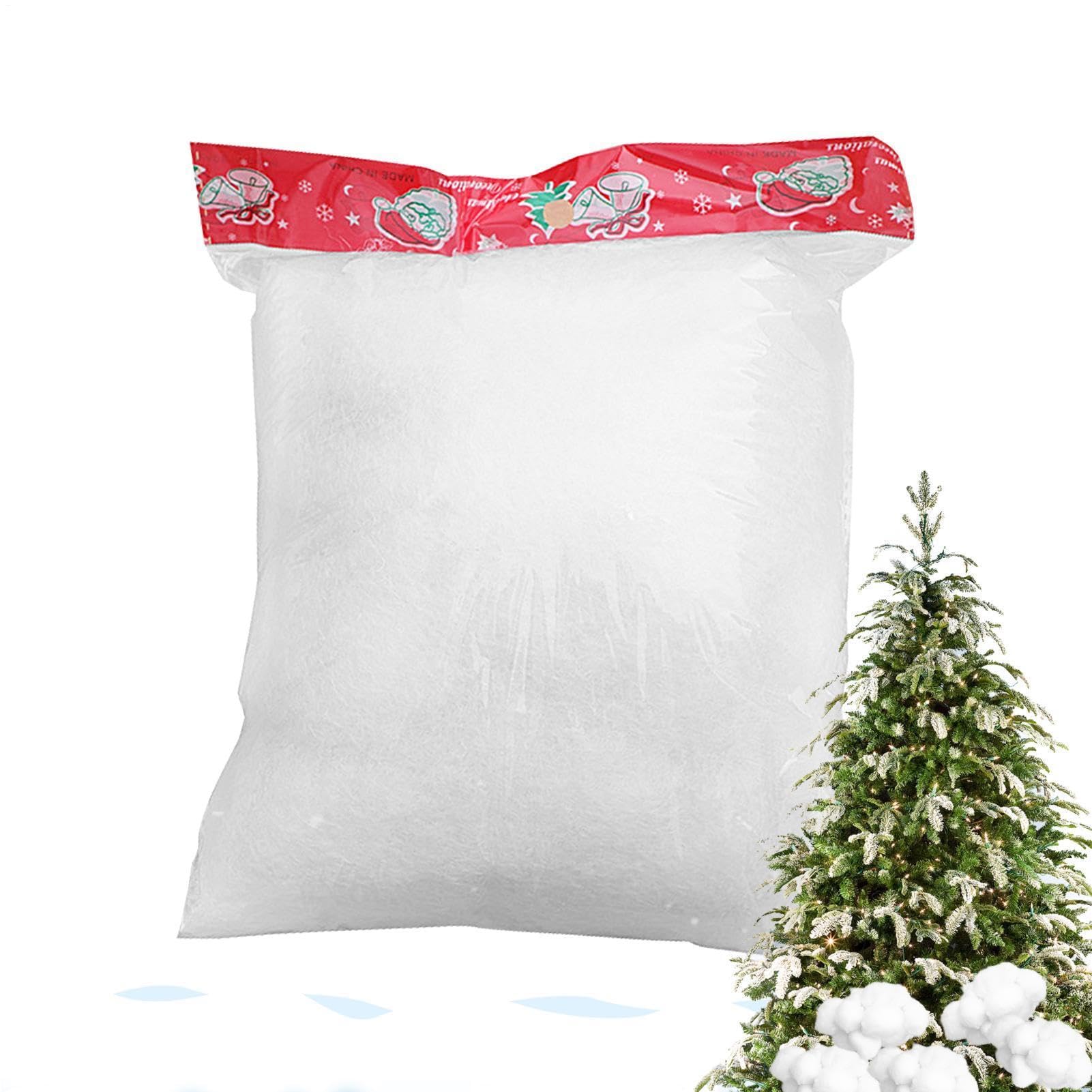 Nieve falsa para decoración navideña de algodón para mesa y suelo 1