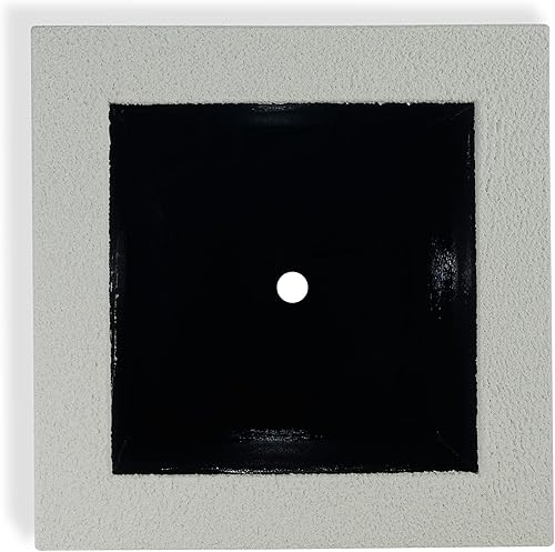 Miniatura 6 de PolyStone Kensington - Maceta alta y moderna en columnas para exteriores e interiores, 16 pulgadas de largo x 16 pulgadas de ancho x 36 pulgadas de