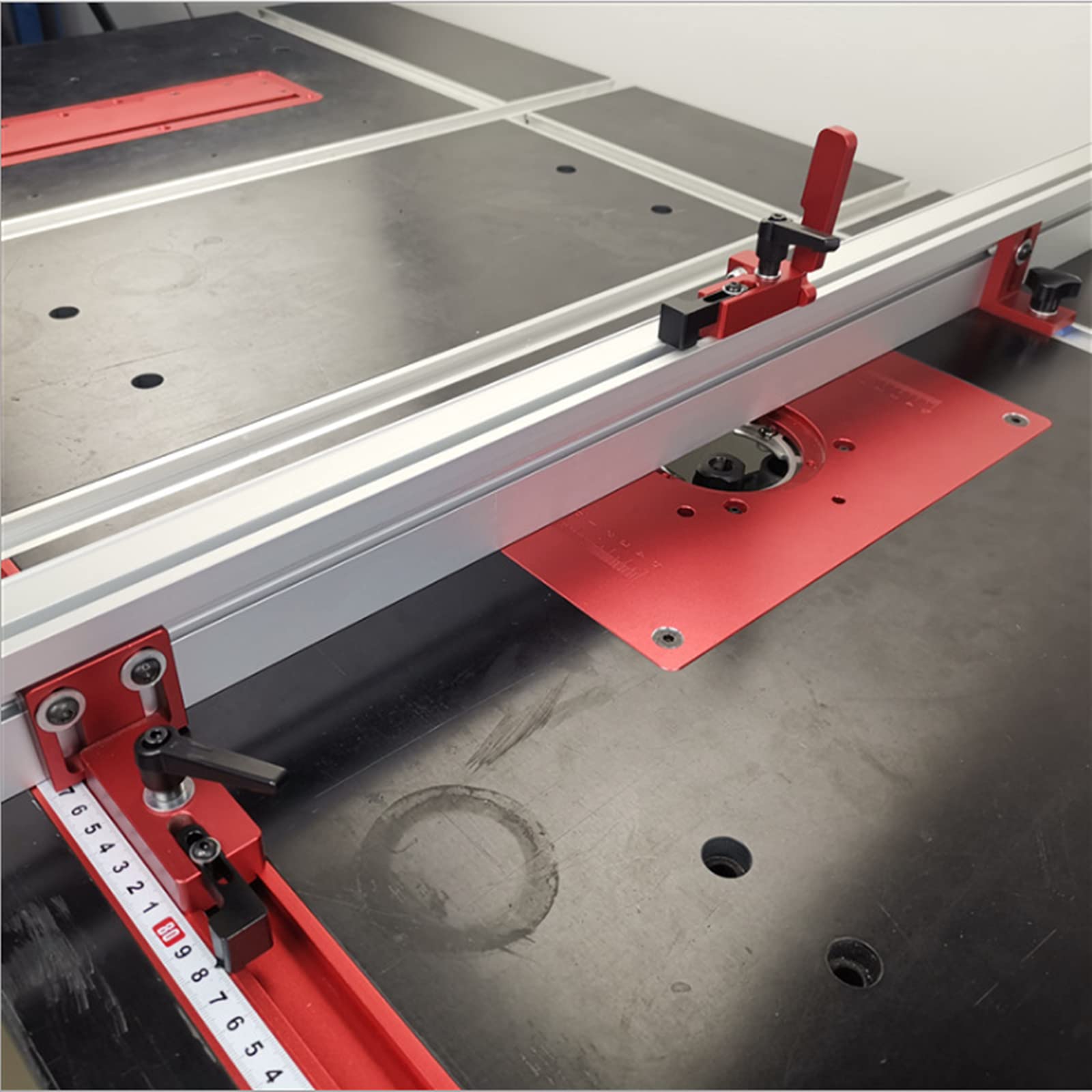 Tope de pista de inglete, tipo 30/45 T-Slot T-Track tapón de aleación de aluminio localizador de conducto de retención de riel de carpintería Herramienta de trabajo de madera (B-45)
