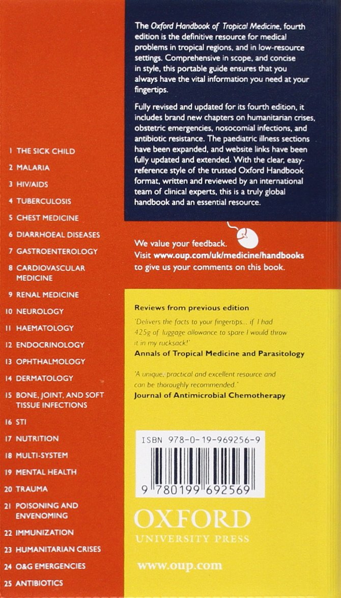 Oxford Handbook of Tropical Medicine (Oxford Medical Handbooks)