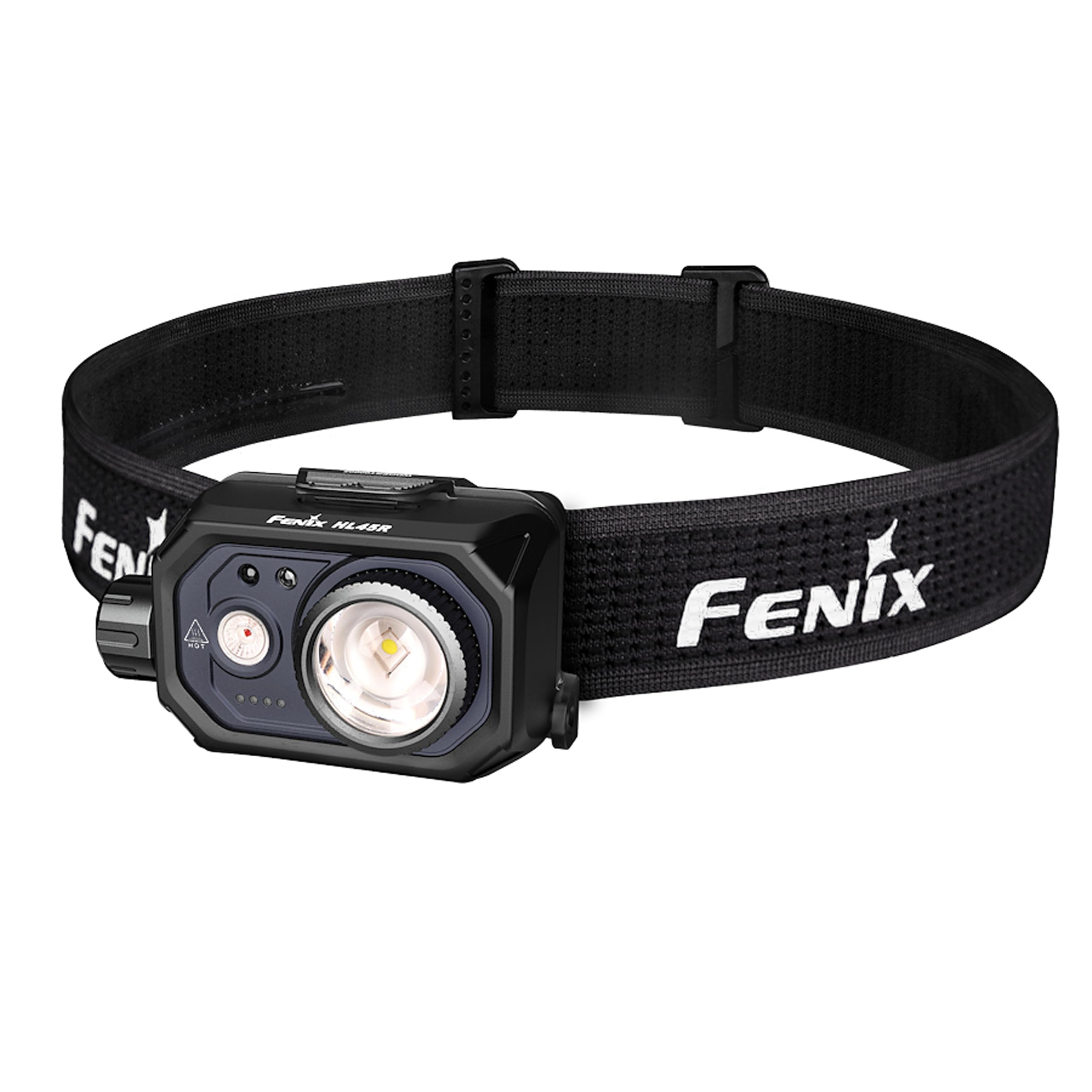 fenix HL45R Rechargeable Focusing Headlamp Outdoor/Work/Multi-Purpose | 1000 Lumens | 220m | 124 Hrs Max | White Focusing Main Beam, Supporting Red Beam, Rotary Control | IP66