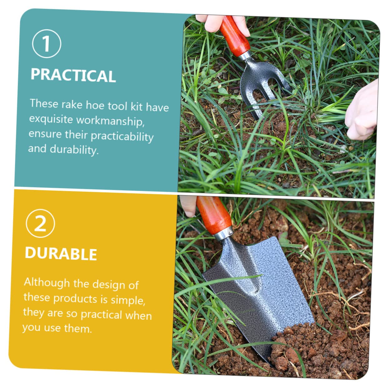 Toyvian Lot De 2 Outils De Jardinage Pelles Multifonctions Outils De Jardinage Pelles De Jardinage Outils De Désherbage Pelles pour Creuser Pelles De