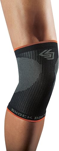 Shock Doctor SVR - Rodillera de compresión para correr, correr, deportes, alivio del dolor en las articulaciones, recuperación de artritis y