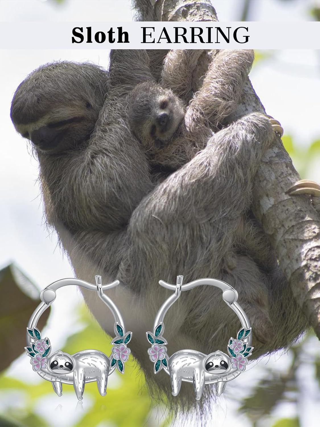 Midari Penguin/Hummingbird/Bat/Dolphin/Bulldog/Dragonfly Hoop Earrings for Women 925 Sterling Silver Animal Hoop Earrings Jewelry Gifts for Women - Image 6