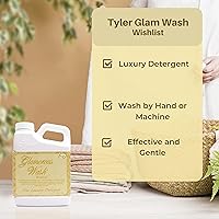 Vista 308 de Worldwide Nutrition Paquete: Tyler Candle Company Glamorous Wash Diva - Detergente líquido para ropa - Detergente para ropa Diva lavable a mano y a
