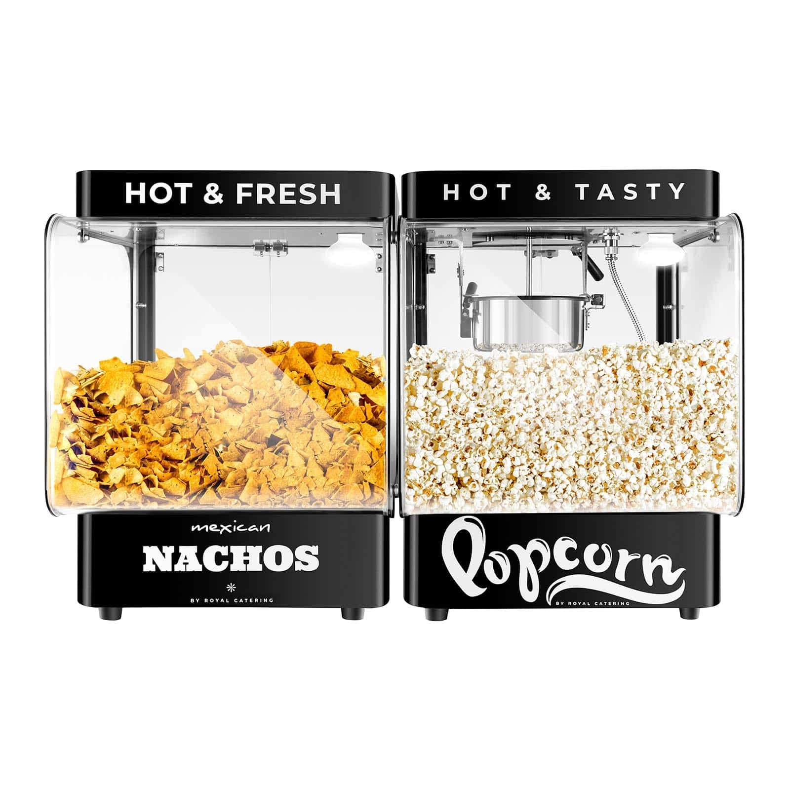 Royal Catering Máquina para palomitas de maíz (1300W, 4 kg/h, 1,5 L)