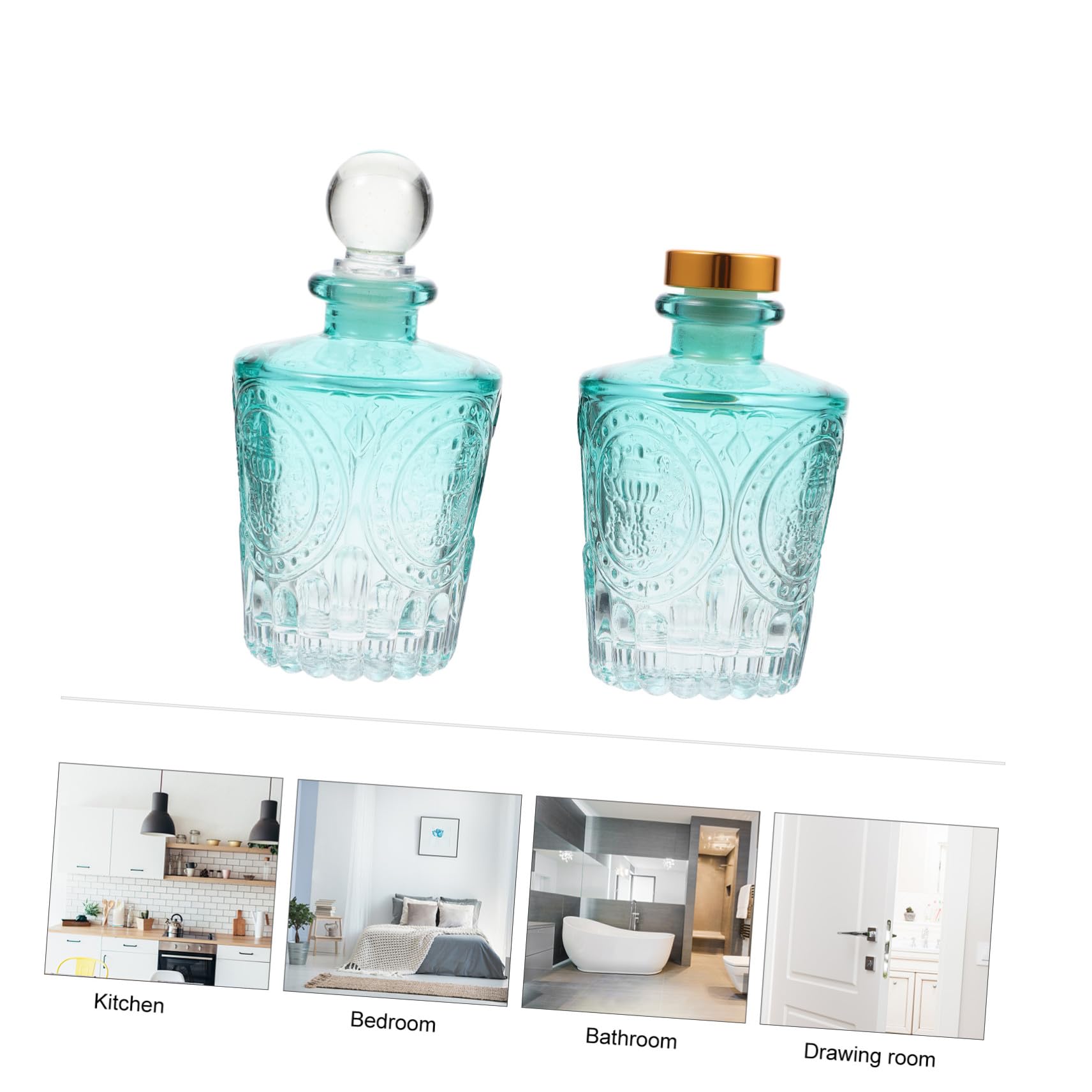 2 zestawy Butelka Do Aromaterapii Butelka Do Aromaterapii Dyfuzor Zapachowy Pojemnik Na 2 sztuki 2 sztuki*2