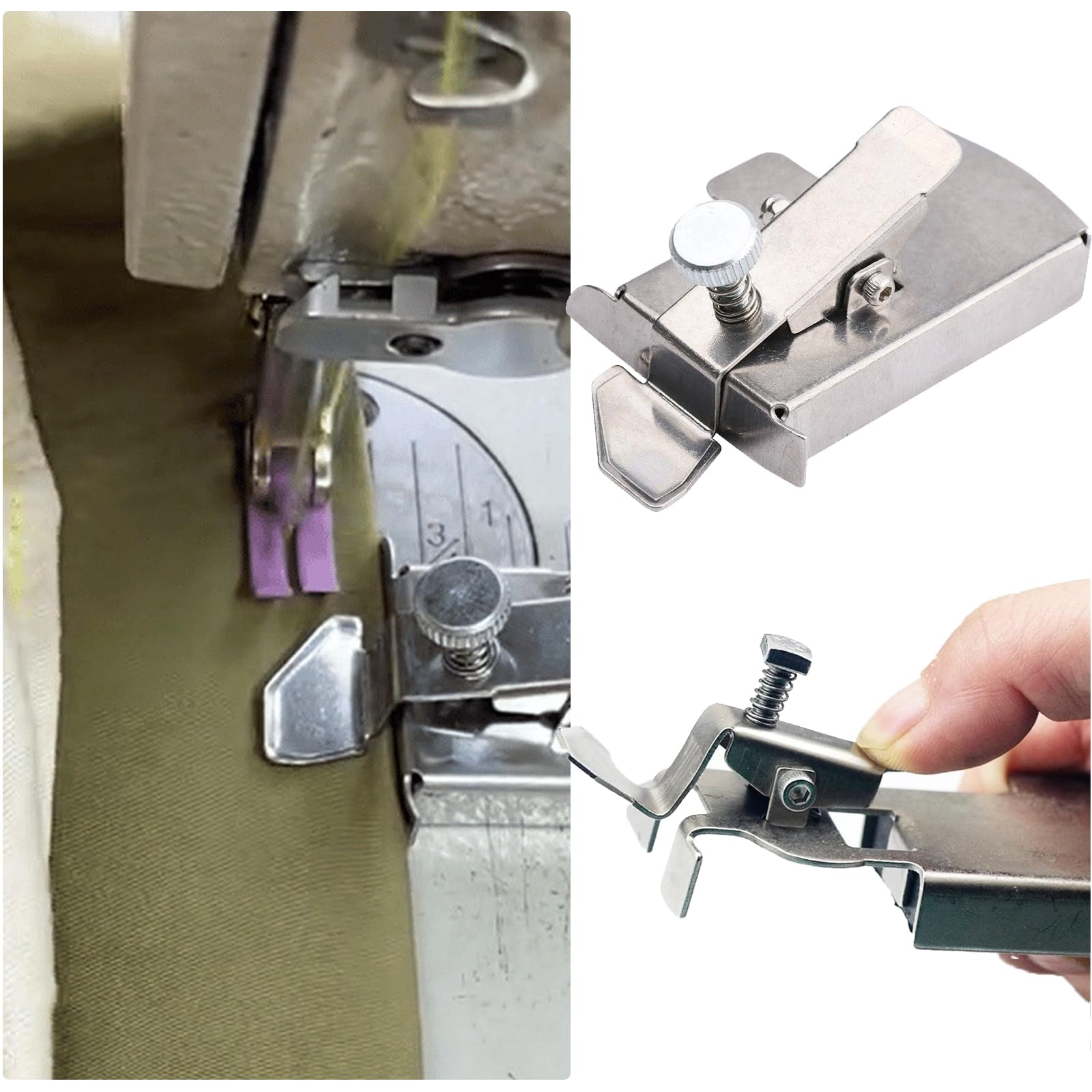 Sewing Accessories, Magnetic Seam Guide, Magnetic Seam Guide for Sewing Machine, Buddy Sew Magnetic Seam Guide, Quilting Clips, Magnetic Clips Sewing Machine Attachments for All Sewing Machine (1PC)