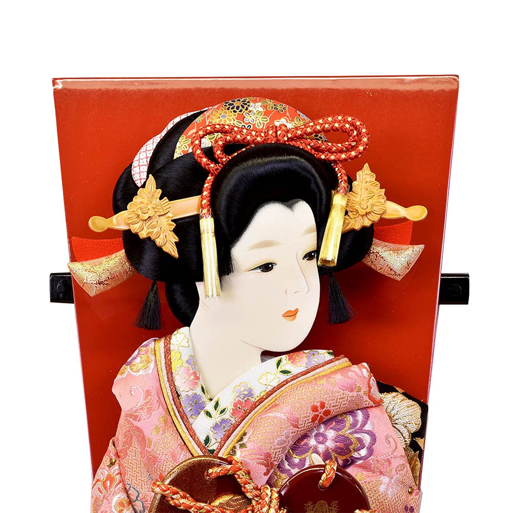 浅妻　羽子板 久月 羽子板 お祝い 初正月 コンパクト ミニ 豆羽子板 浅妻 8寸