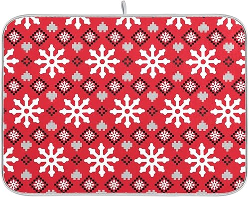 Vista 336 de Tapete de secado de platos de mariposas botánicas para encimera de cocina, almohadilla de secado de microfibra absorbente, grande, 18 x 24 pulgadas