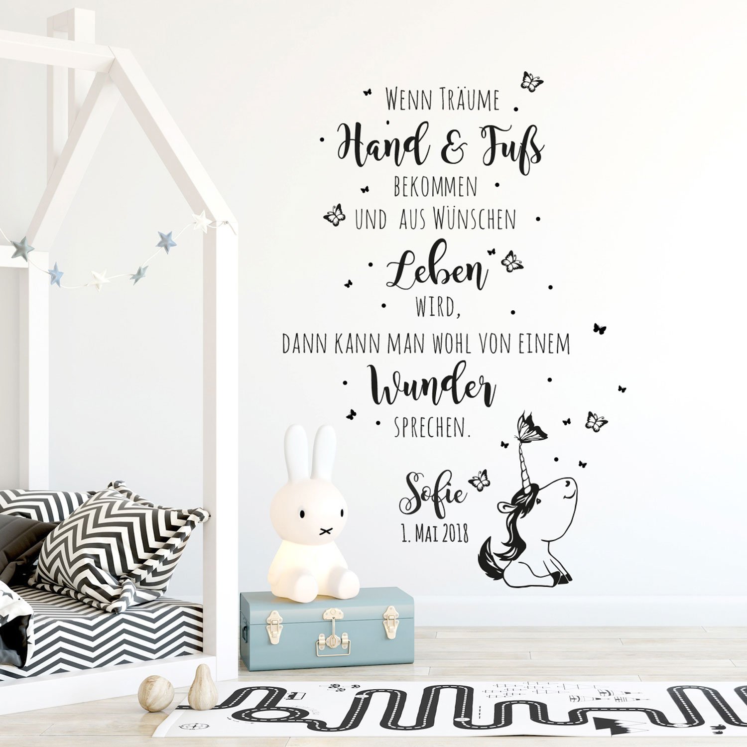Inspirierende Wandtattoos Für Mädchenzimmer – Abnehmbare Schmetterling & Blumen-Deko Zum Selbergestalten