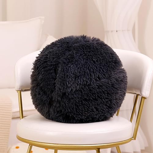 Xiyocadt Durchmesser 40cm Sofakissen, Kugelförmig Kugelkissen, Weiches Ballkisse