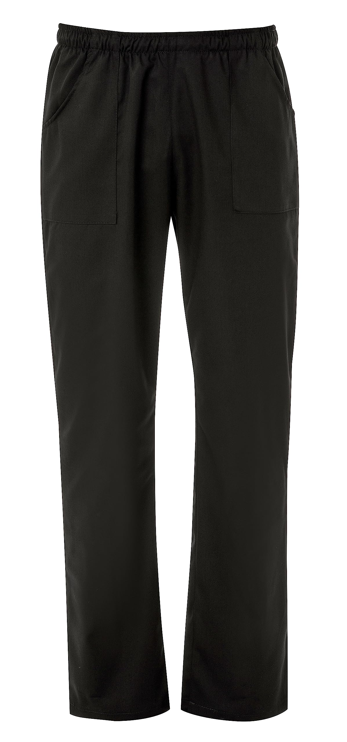 JOBLINE Pantalone da Lavoro Unisex con Elastico e Laccio Misto Cotone Chef, Cuoco, Catering tg. XS - 4XL