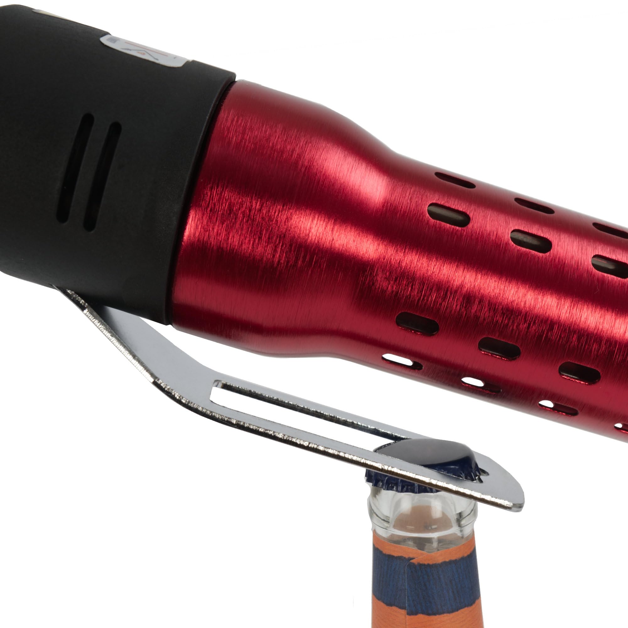 BBQ-Toro IGGI Briquet électrique pour barbecue - Rouge/noir - 2000 W - 650 °C - Allume-charbon électrique pour barbecue - Charbon de bois - Aide à l'allumage électrique de barbecue électrique