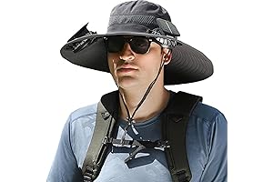 Outdoor Solar Powered Fan Hat