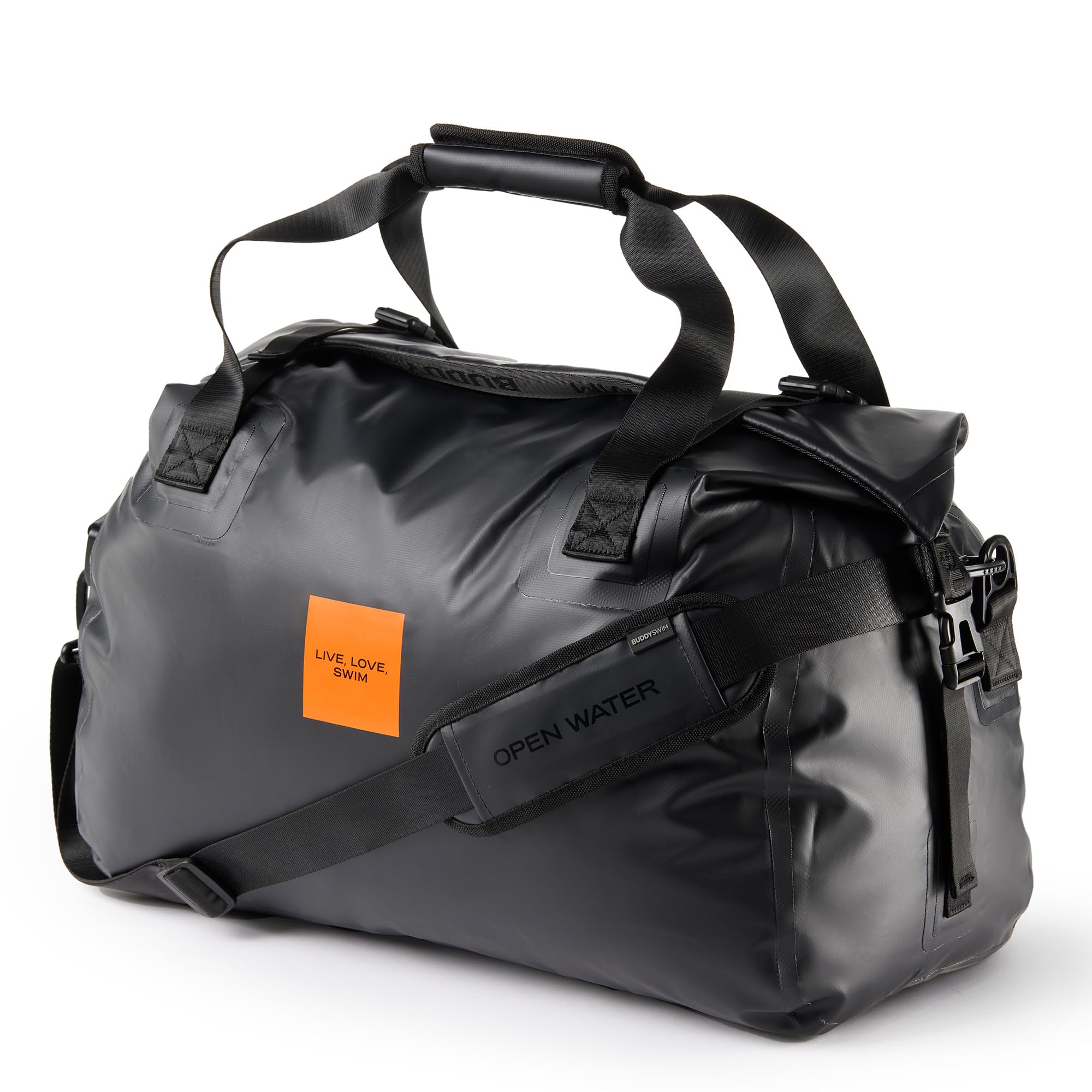 Duffle Bag 60L, Wasserdichter Beutel, UV-beständig, Roll-up-Verschluss, Verstellbarer Gurt. Sporttasche und wasserdichte Tasche. Reisetasche für Verschiedene Outdoor-Aktivitäten