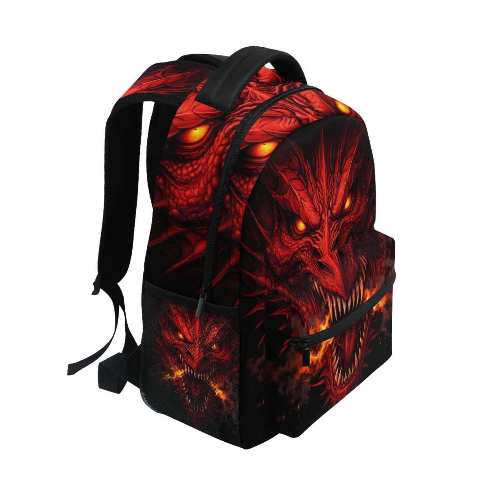 ヴァレンティノガラヴァーニ  Red Dragon Print Backpack レッドドラゴンプリントバックパック  メンズ Amazon.com: Blueangle Angry Red Dragon Head Print Travel Backpack