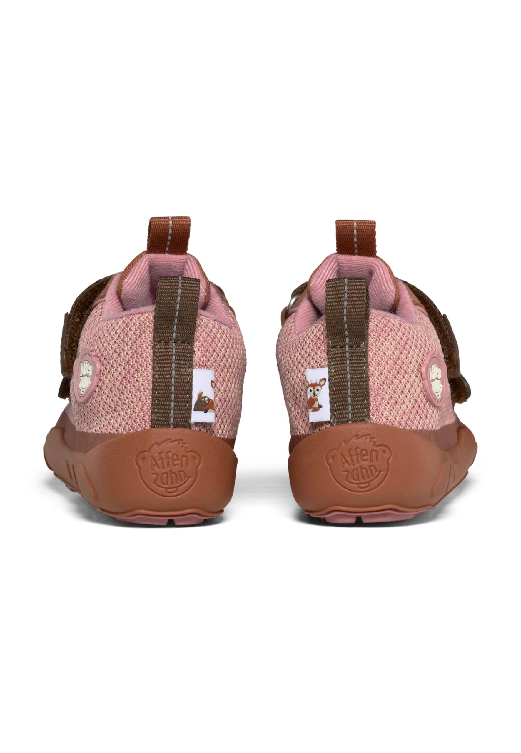 Affenzahn Scarpa Mezza Stagione Maglia Happy Scarpa da Mezza Stagione Knit Happy Impermeabile Traspirante vegana con Fodera Fredda Chiusure in Strappo e Suola Antiscivolo