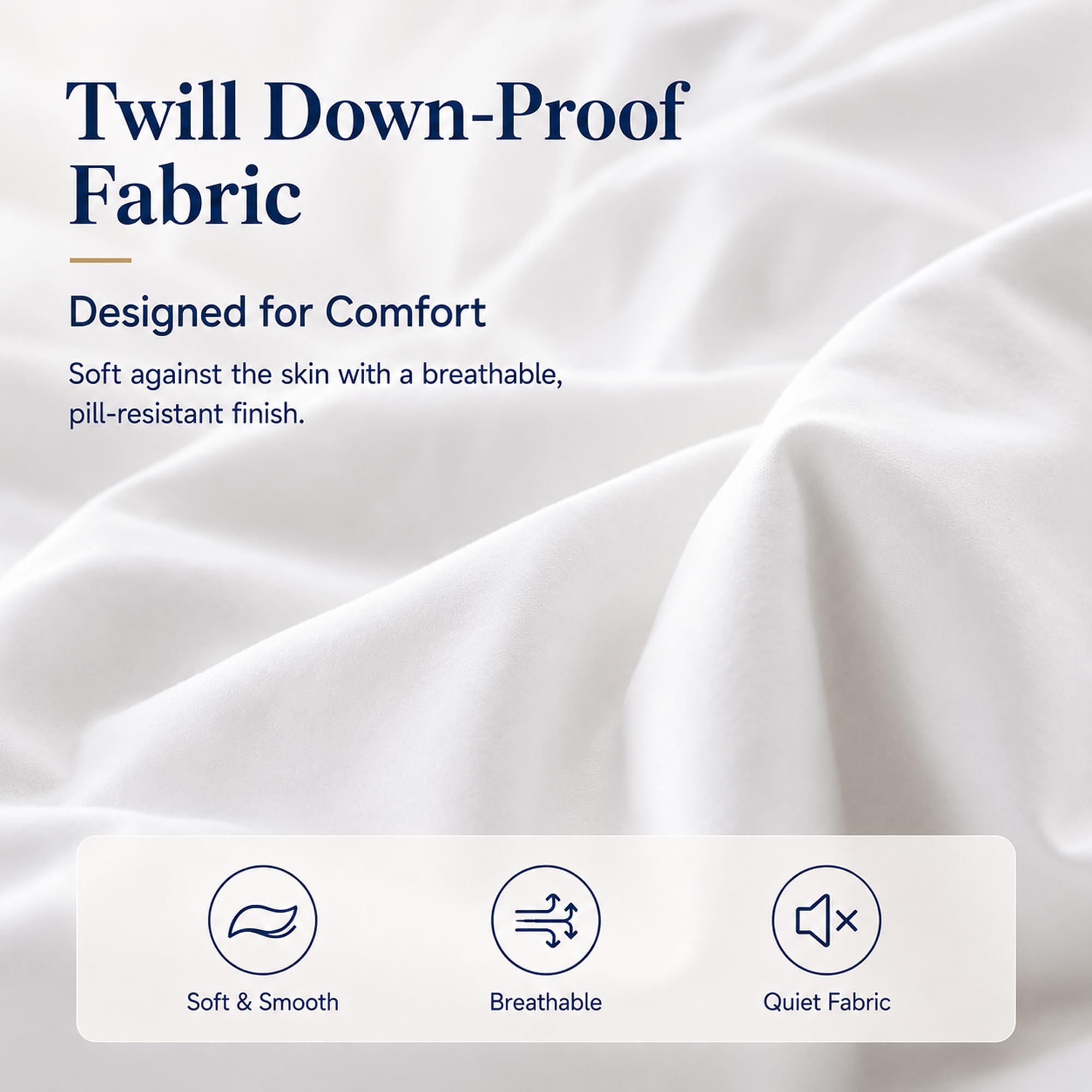 Relleno Nórdico de Fibra para Cama, Edredón Suave y Transpirable