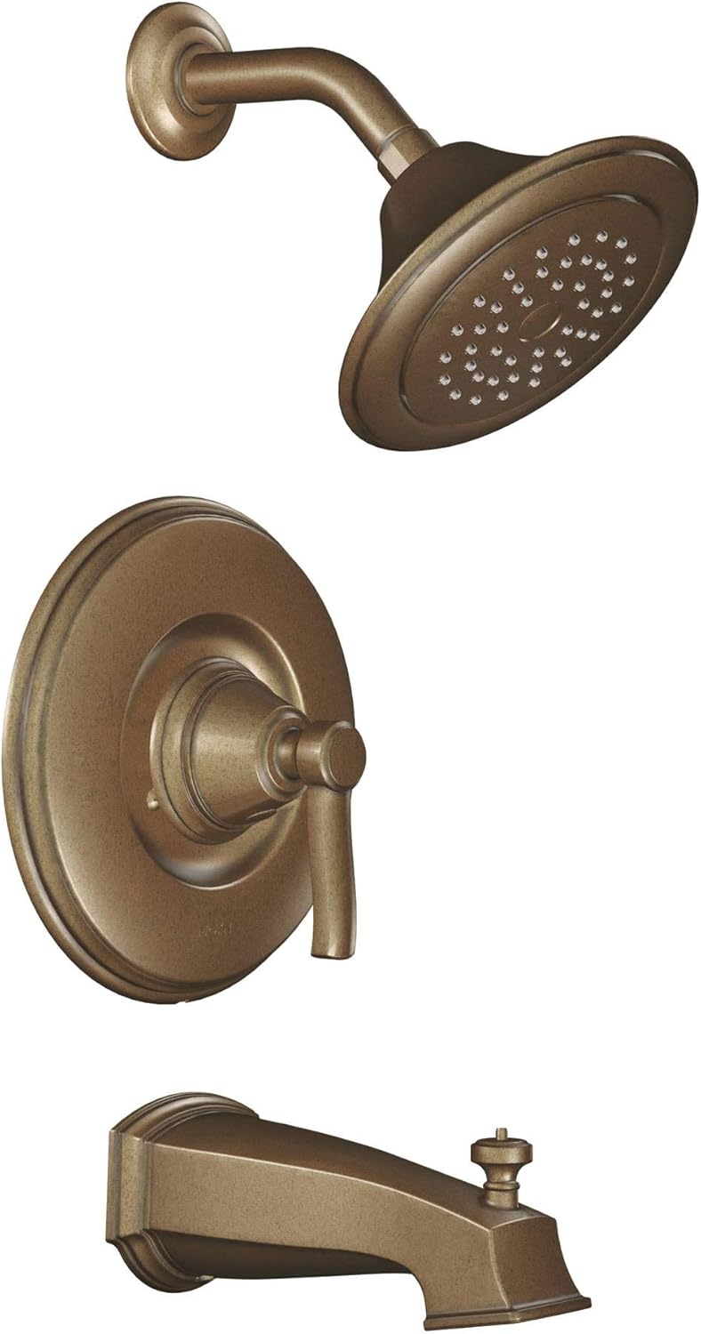 Moen TS2213AZ Rothbury Posi-Temp Tub and Shower Trim Kit without Valve, Antique Bronze