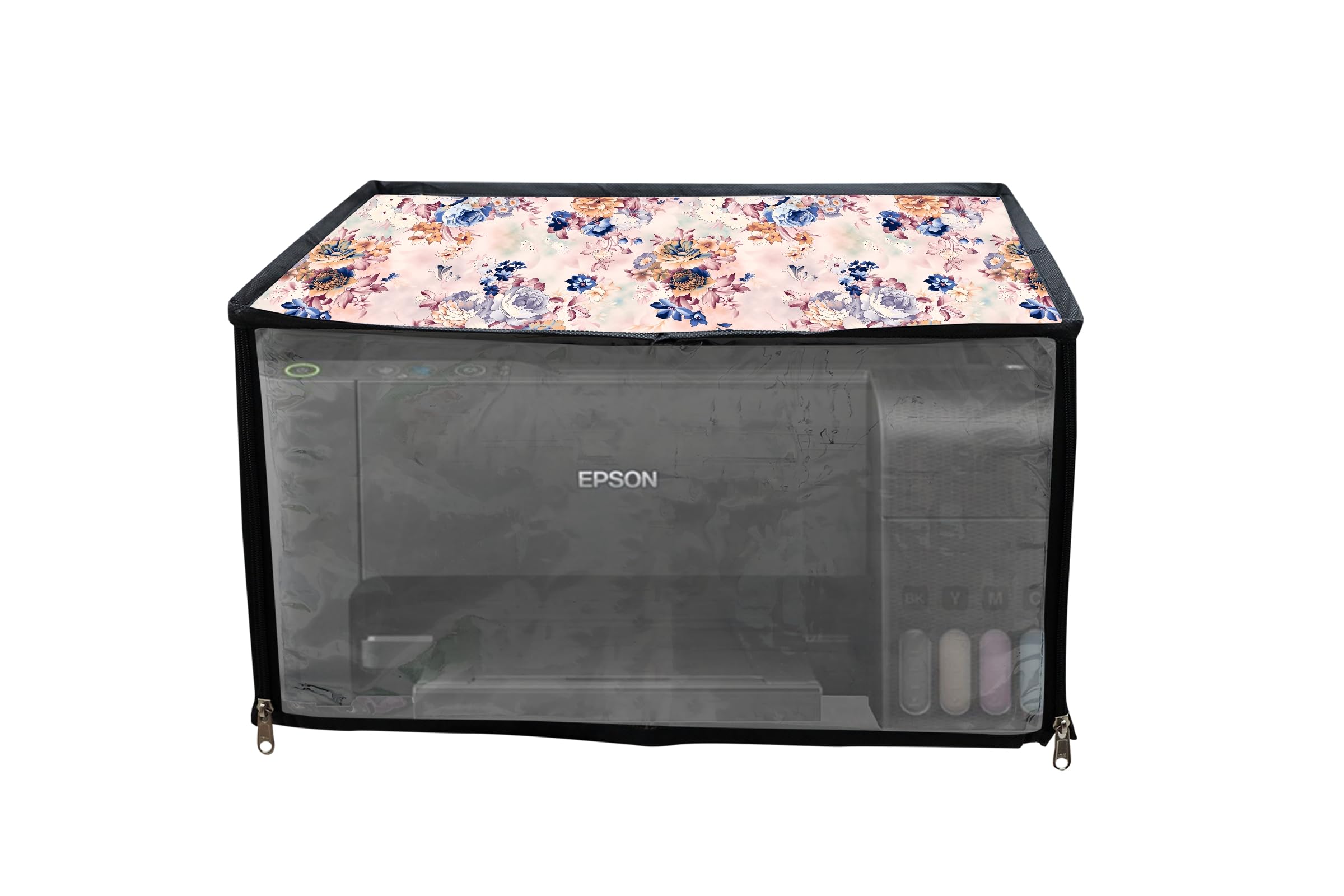HomeStore-YEP Printer Cover for Epson L 3250, 3251, 3252, 3256 All-in-One Ink Tank Color with Zipper for Dust Protection Golden Flowers (B0CSHLYRKP) Amazon Price History, Amazon Price Tracker