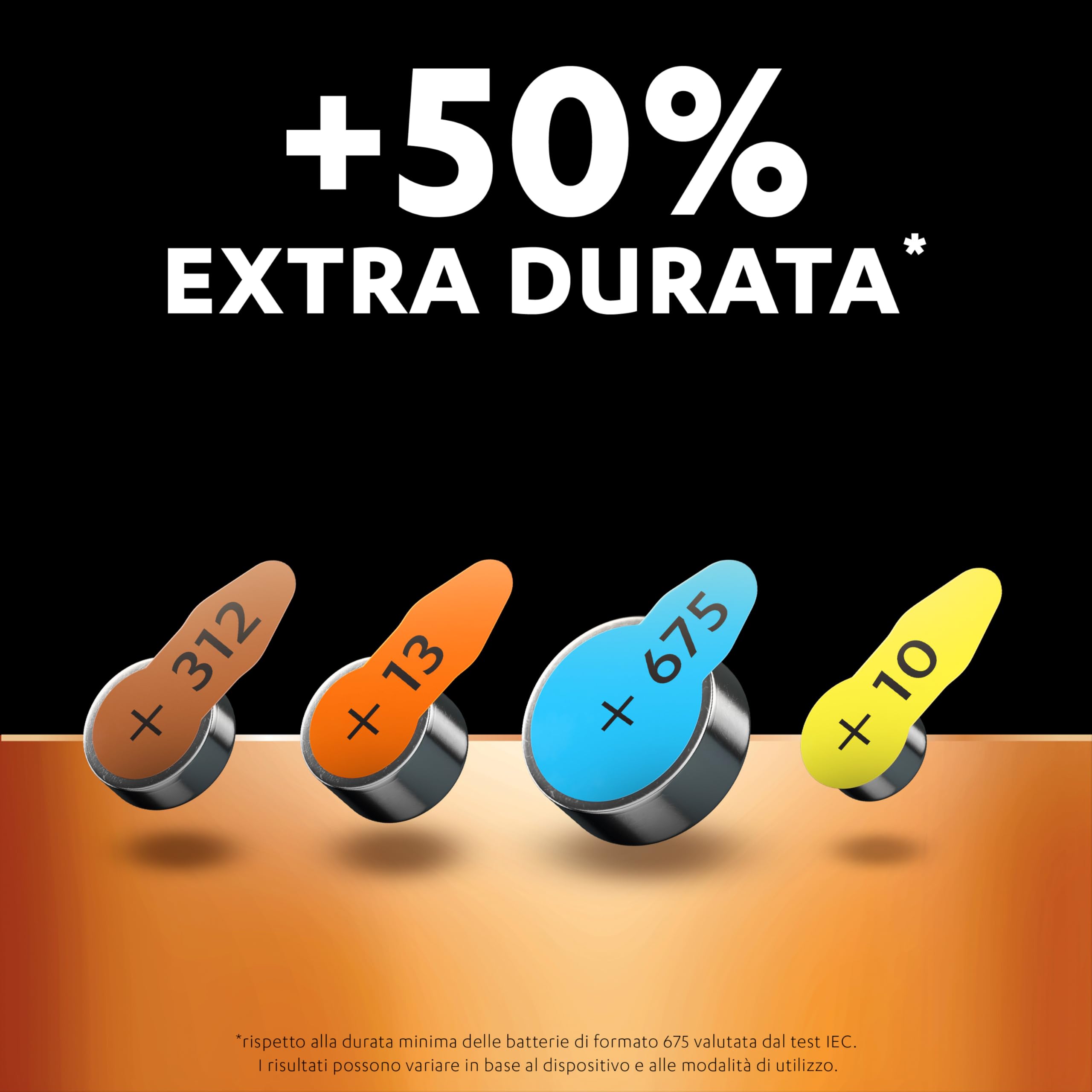 Duracell DA675 Batterie Per Apparecchi Acustici Formato 675 A Lunga Durata Senza Mercurio Made In Germany - Foto 5