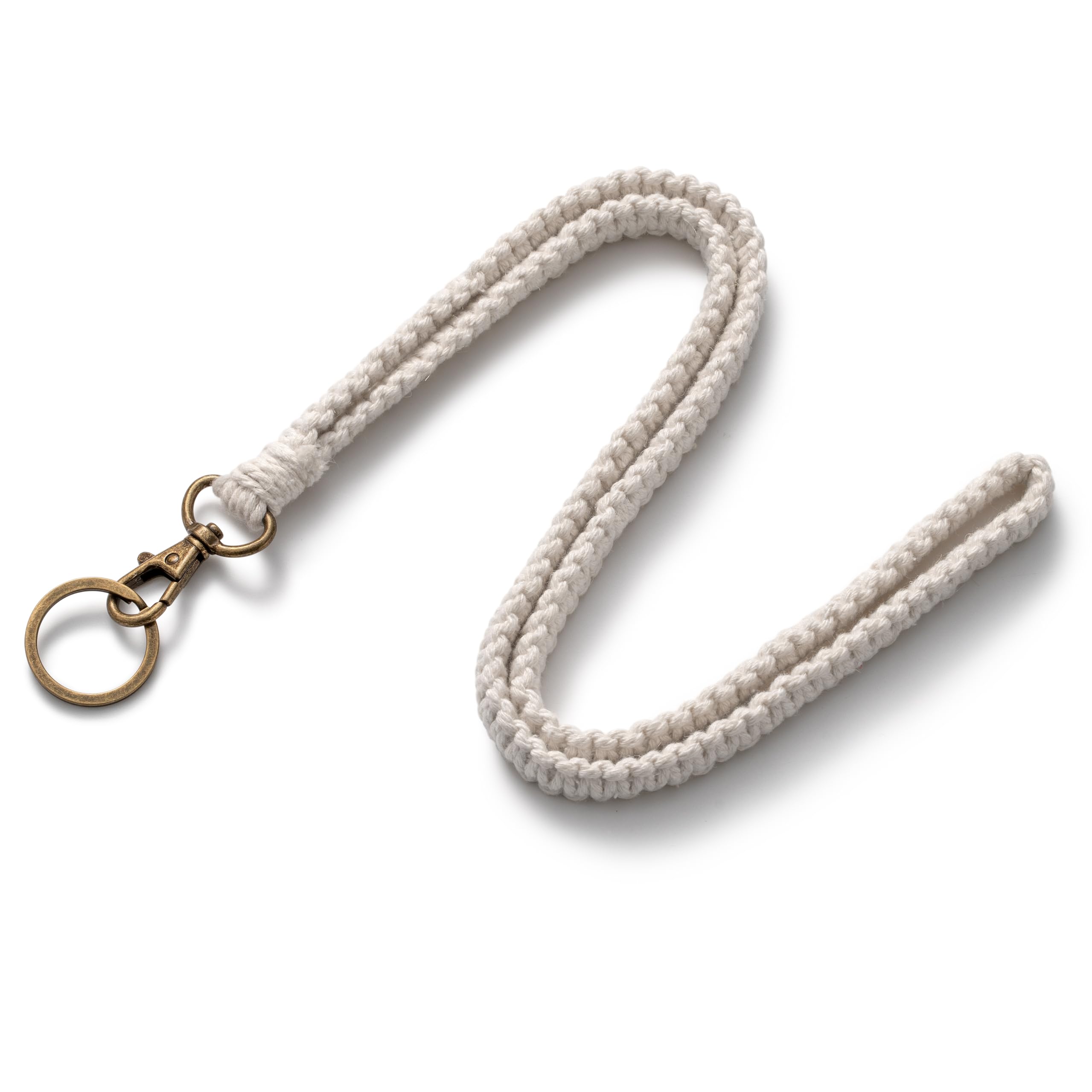 MORSUNBELA Lanyard Strap for Keys, Lanyard Neck Strap Keychain Cord Lanyards Keychain Strap for Keys ID Card Badge Holder Camera Phone (White) — image 1