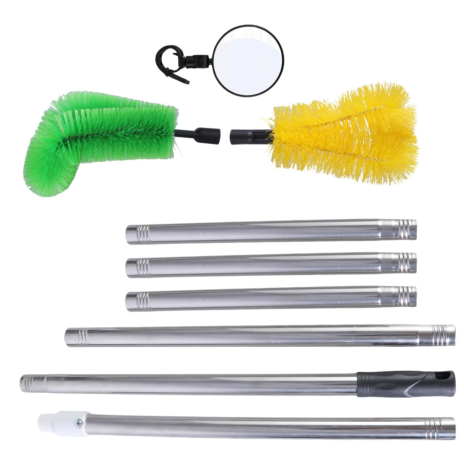 Nettoyer les débris de toiture facilement avec la brosse de nettoyage télescopique