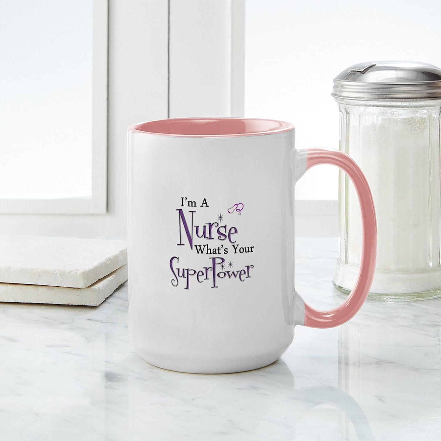 CafePress Super Nurse Copy Mugs 15 oz (444 ml) Ceramic Coffee Mug