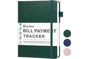 Bill Tracker Planner Monthly Budget Expense Organizer Notebook