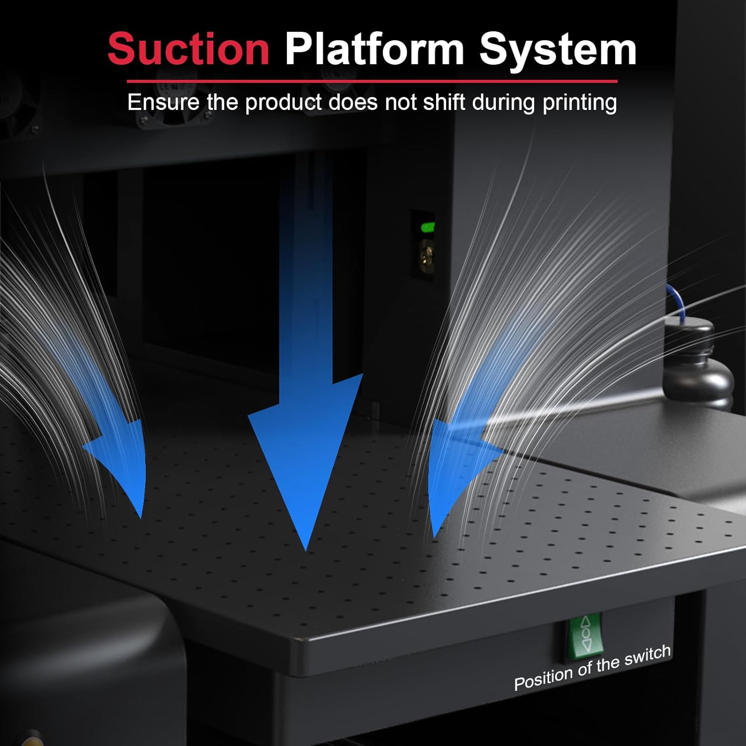 RAINBOWDGT A3 UV Printer XP600 printhead with Bottle Holder, Vacuum Platform & White Ink System,Suitable for Materials Including Cups, Phone Cases, Acrylic, Metal, Leather, Wood, PVC, and More