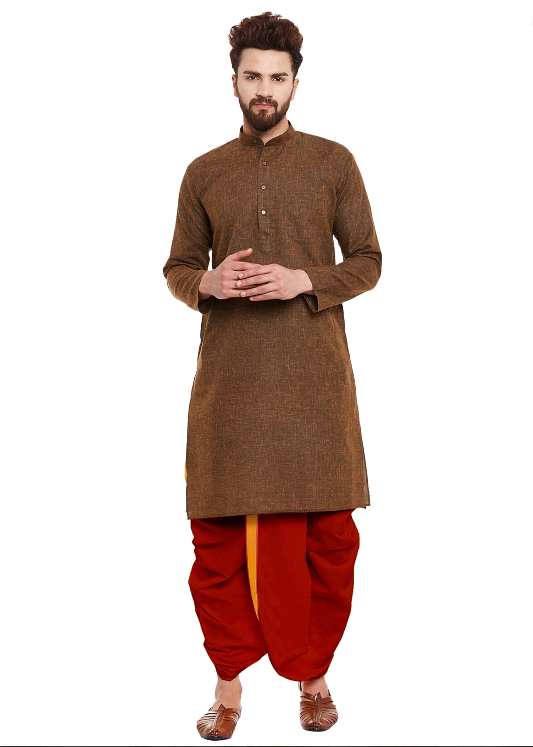 Trustous Ready to Wear Mahraj Dhoti for men (Elastic Readymade Dhoti Pant) - Image 4 thumbnail