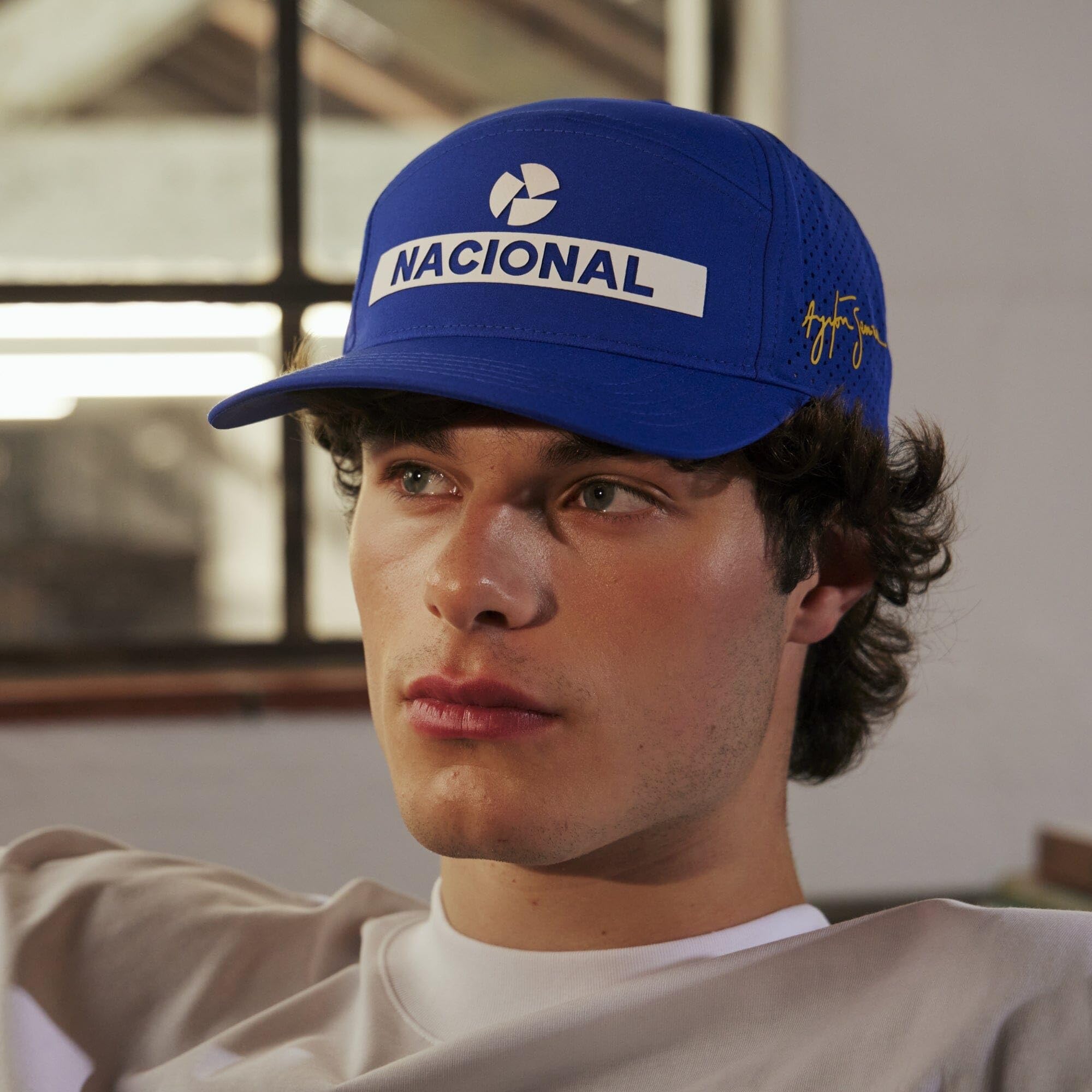 Ayrton Senna F1 Nacional Performance Bonnet Bleu