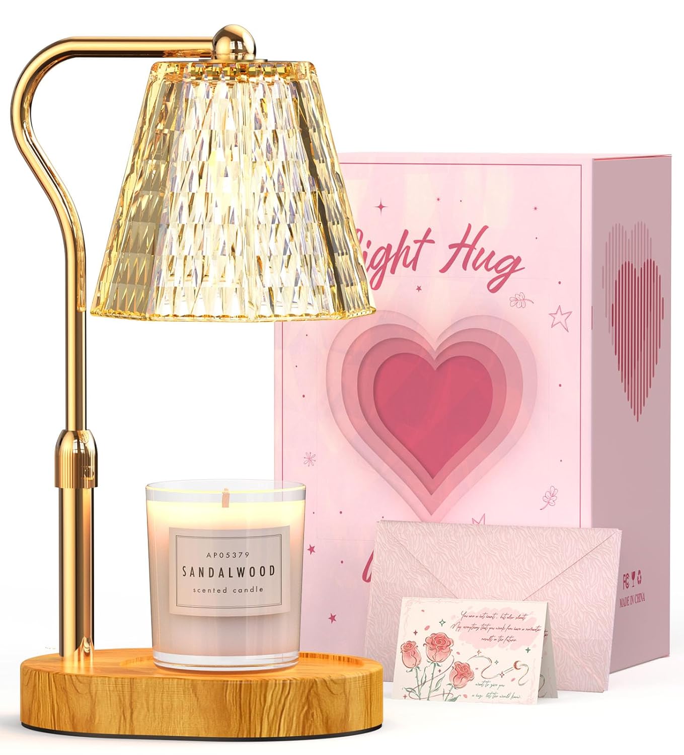 Candle Warmer Lamp with Timer Dimmable Gifts for Women Adjustable Height Wax Warmer Lamp for Scented Candles House