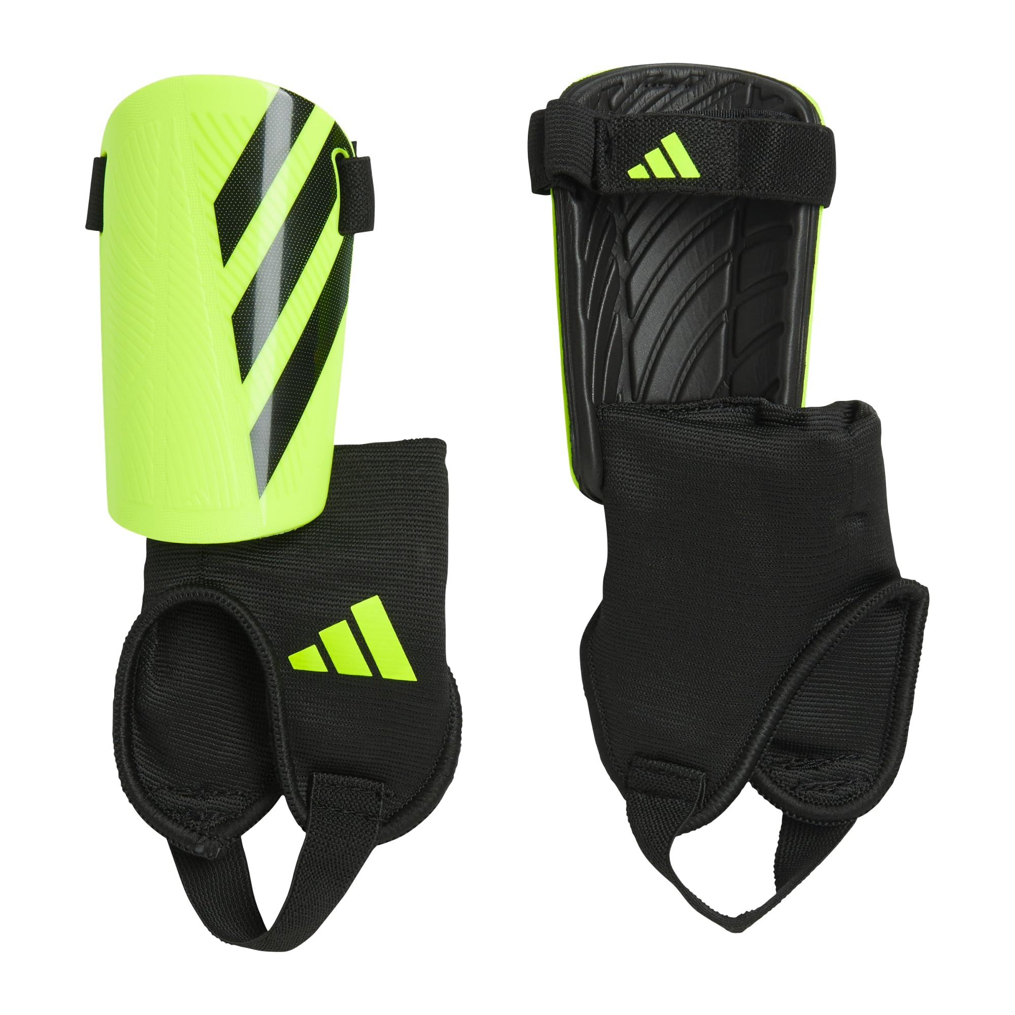 adidas Unisex Kids TIRO SHINGUARD MATCH JUNIOR, Lucid Lemon/Black, L