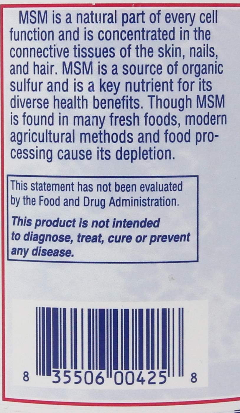 MSM Torpedo Tablets (500 ct) : Health & Household
