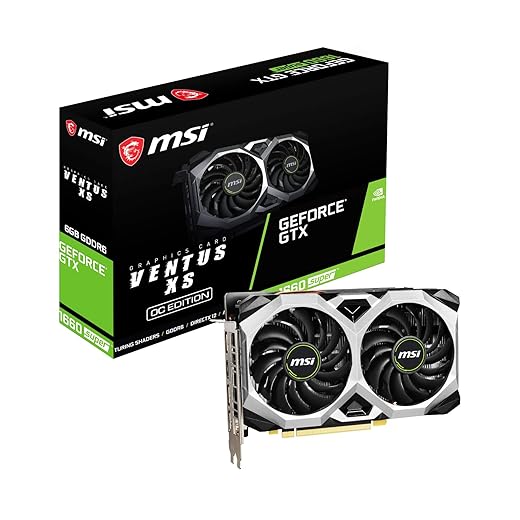 MSI GeForce GTX 1660 SUPER VENTUS XS OC