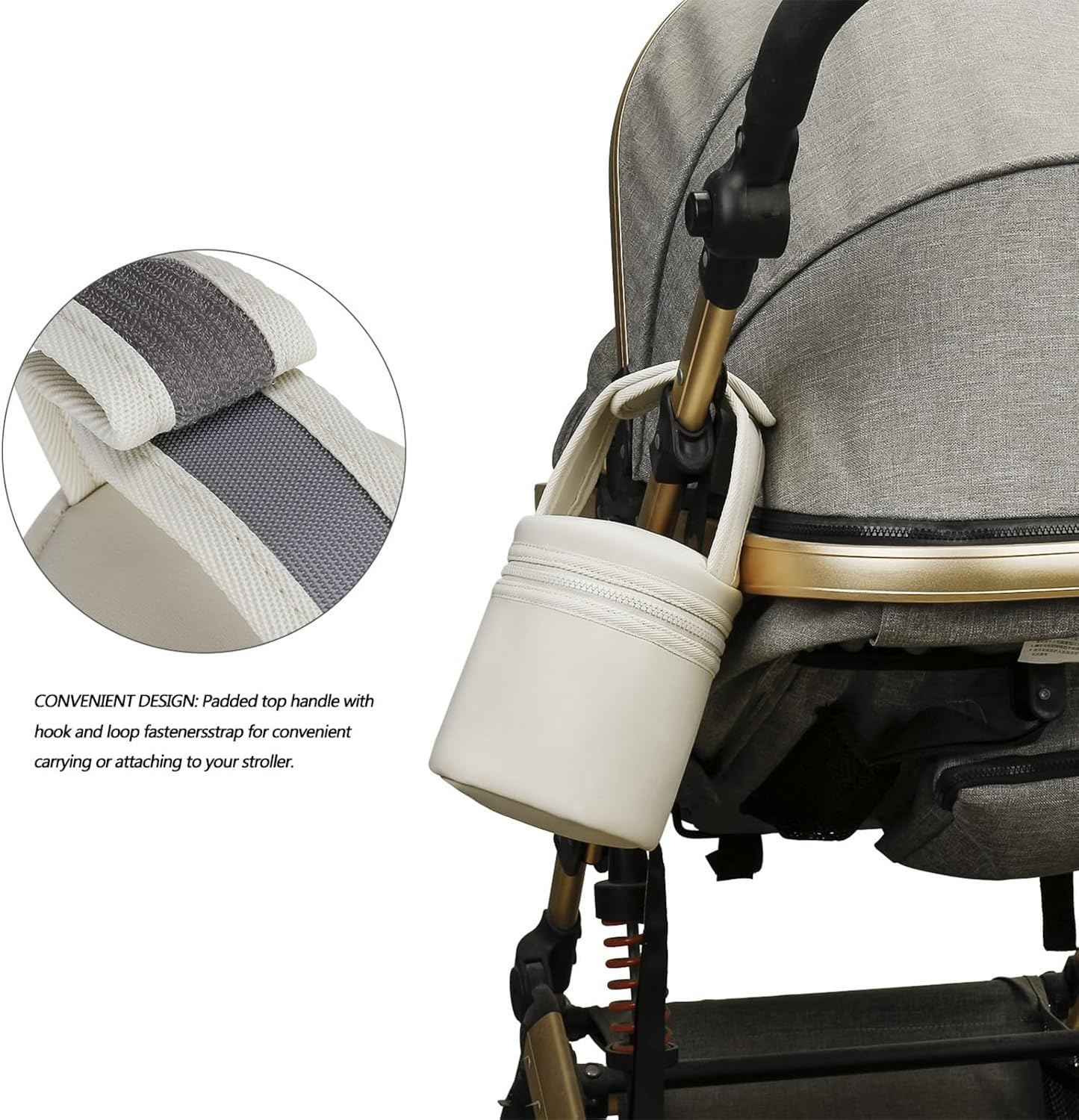 Friendly Bottle Storage Bag with Insulation Layer & Easy Access Pocket Travel Feeding for Mother Infant Feeding Travel