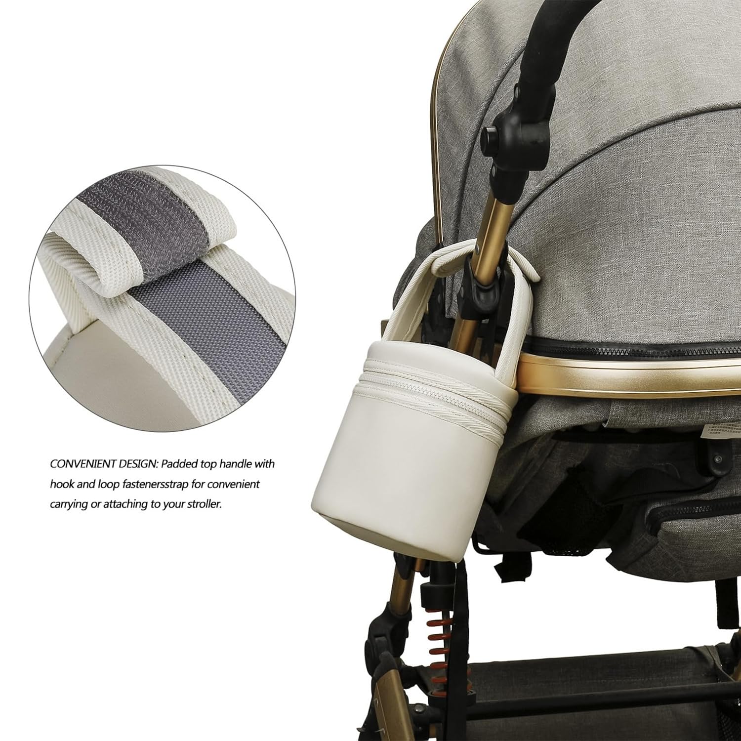 Watertight Insulated Baby Bottle Storage Bag Thermal Baby Bottle Holder Bag Easy Carry for Travel & Outdoor Activity
