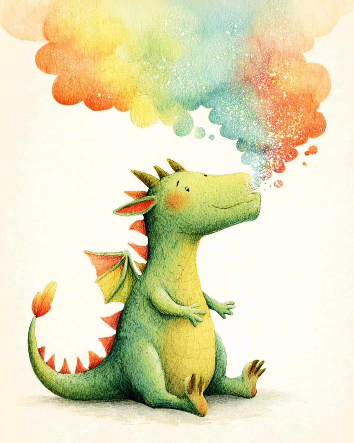 Liubaishi Multicolour Paint By Numbers For Adults, Rainbow Dragon, 40X50 Cm Acrylic Canvas Kit With Brushes And Paints