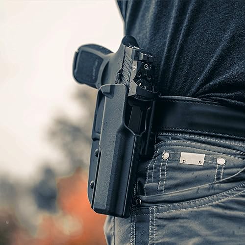 Miniatura 3 de H&K VP9 OWB - Funda para Heckler & Koch VP9 - Funda OWB Signature por Blade-Tech Holsters, cintura exterior abierta (mano derecha)