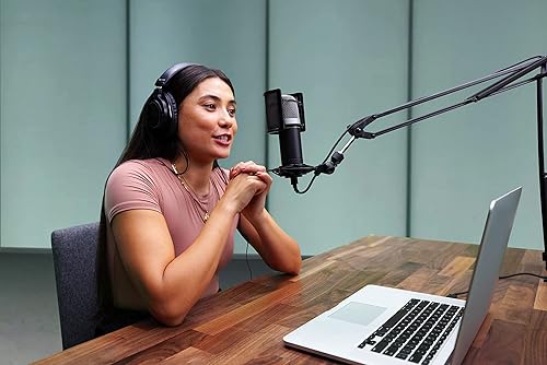 Miniatura 2 de Mackie Element Series, micrófono condensador USB de diafragma grande con salida de auriculares y silencio (EM-91CU+)